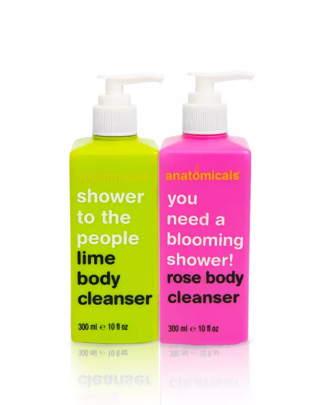 Refreshing Body Cleansing Duo: Lime & Rose Body Cleanser