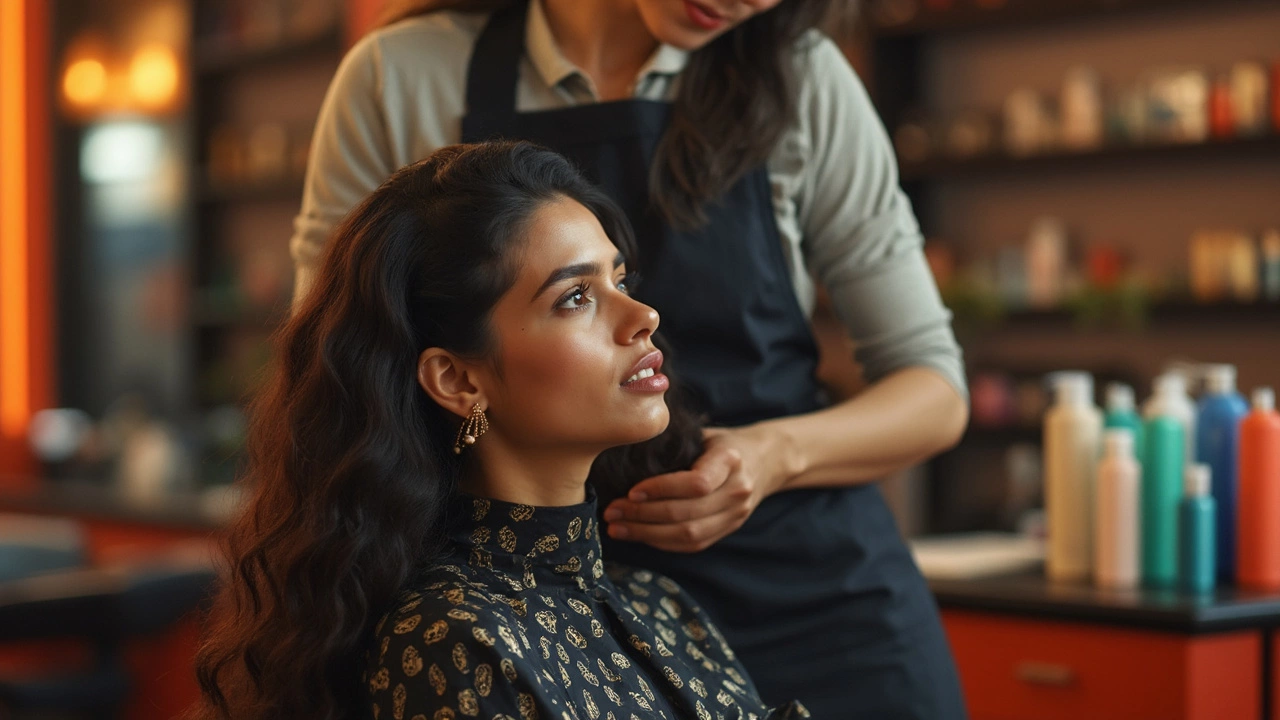 What Do Hairdressers Put in Your Hair to Make It Silky?